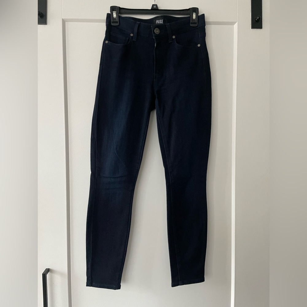 Paige - Dark Blue Skinny Jean